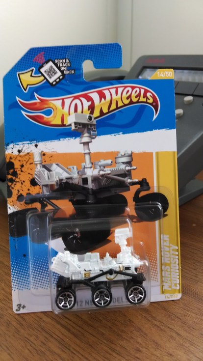 Yes, that is a Hot Wheels Mars Rover